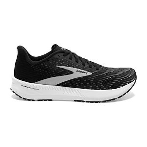 Brooks Hyperion Tempo Road Running Shoes - Womens, Black/Silver/White | IE-ITP203648